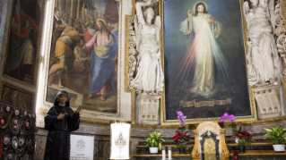 Messa del Papa a S. Spirito in Sassia per la festa della Divina Misericordia